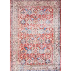 Kirklands Home Area Rugs|Fulton Traditional Area Rug, 5x7 Red