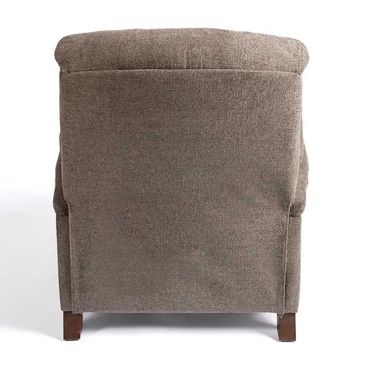 Kirklands Home Accent Chairs|Gabor Ash Tufted Upholstered Recliner Gray