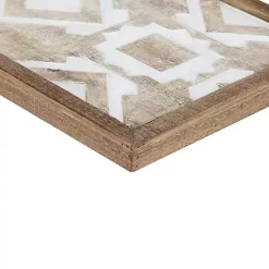 Kirklands Home Wall Plaques|Gail Wooden Plaques, Set of 3 Brown