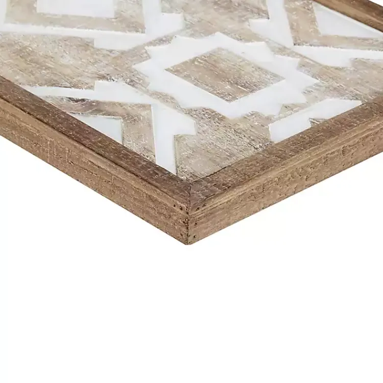 Kirklands Home Wall Plaques|Gail Wooden Plaques, Set of 3 Brown