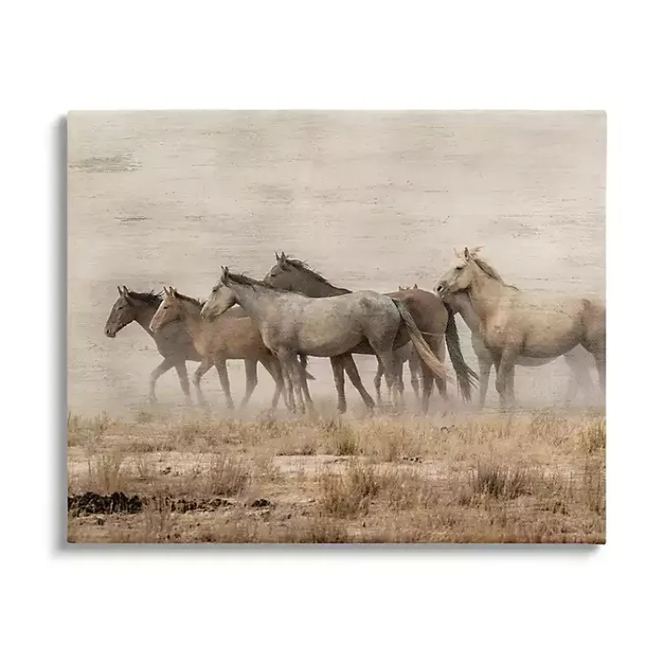 Kirklands Home Canvas Art|Galloping Horse Herd Canvas Art Print, 48x36 in.