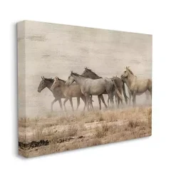 Kirklands Home Canvas Art|Galloping Horse Herd Canvas Art Print, 48x36 in.