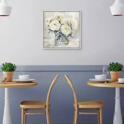 Kirklands Home Canvas Art|Garden Collections II Framed Canvas Art Print White