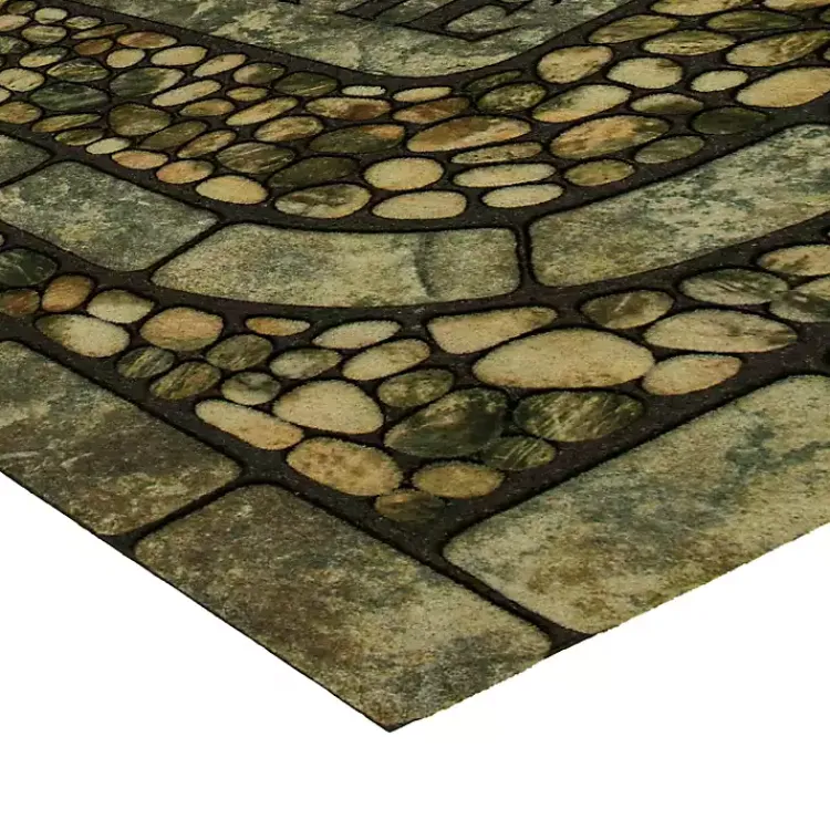 Kirklands Home Doormats|Garden Pebble Welcome Doormat