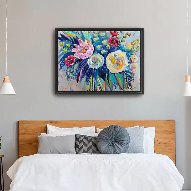 Kirklands Home Framed Art|Garden Variety Framed Canvas Art Print Multi