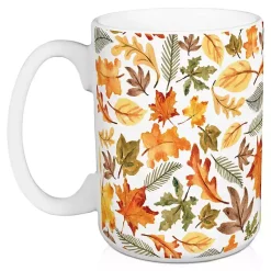 New Gather & Fall Leaves Mugs, Set of 2 Fall