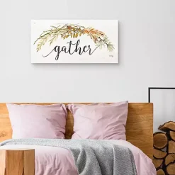 Sale Gather Garland Fall Canvas Art Print Fall