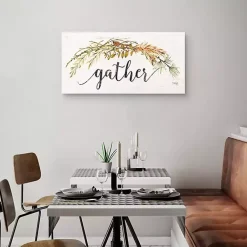 Sale Gather Garland Fall Canvas Art Print Fall