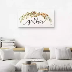 Sale Gather Garland Fall Canvas Art Print Fall