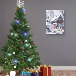 Geese Outside Church Christmas Wall Plaque Christmas Art & Wall Decor