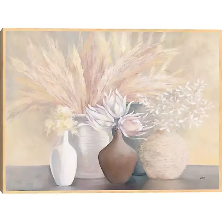 Kirklands Home Canvas Art|Gentle Still Life Framed Canvas Art Print
