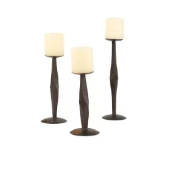 Online Geometric Diamond Candle Holders, Set of 3 Candle Holders