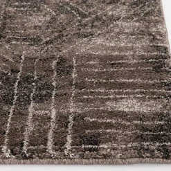 Kirklands Home Area Rugs|Geometric Kourt Area Rug, 5x7 Brown