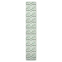 Discount Geometric Shamrock Table Runner, 90 in. St Patricks Day Decorations