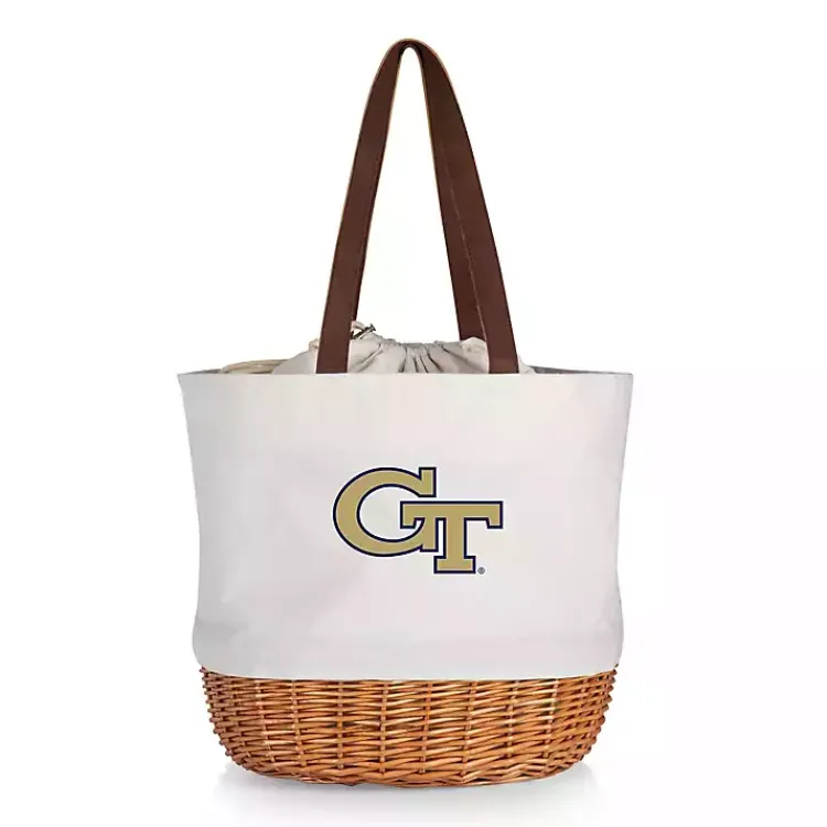 Kirklands Home Serving & Entertaining|Georgia Tech Canvas Tote Bag Yellow