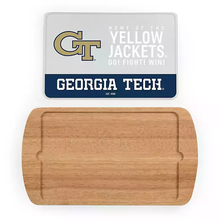 Kirklands Home Serving & Entertaining|Georgia Tech Wood and Glass Serving Board