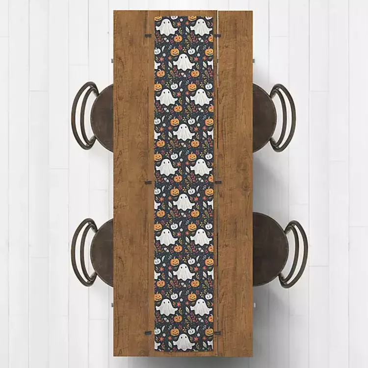 Online Ghosts and Pumpkins Halloween Table Runner, 90 in. Halloween