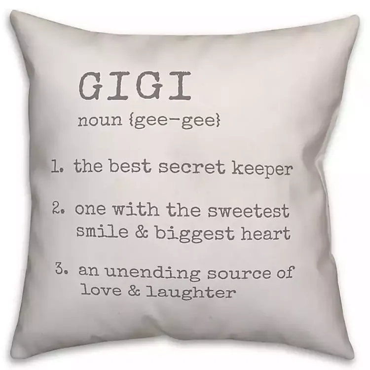 Gigi Definition Pillow Pillows