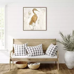 Kirklands Home Canvas Art|Gilded Heron I Canvas Art Print