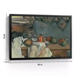 Kirklands Home Canvas Art|Ginger Pot and Pomegranate Canvas Print, 42x32 in. Multi