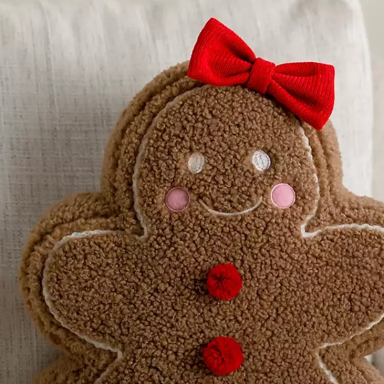 Gingerbread Girl Pillow Pillows