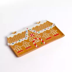 Kirklands Home Serving & Entertaining|Gingerbread House Serving Platter Brown