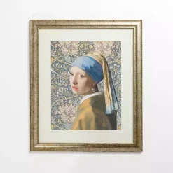 Kirklands Home Framed Art|Girl With a Pearl Earring Framed Art Print