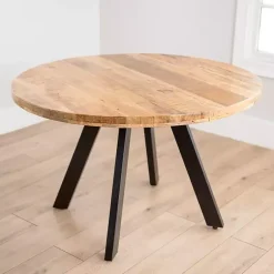 Kirklands Home Dining Tables|Glenn Natural Wood Dining Table Tan