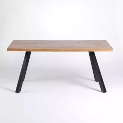 Kirklands Home Dining Tables|Glenn Natural Wood Rectangular Dining Table Brown