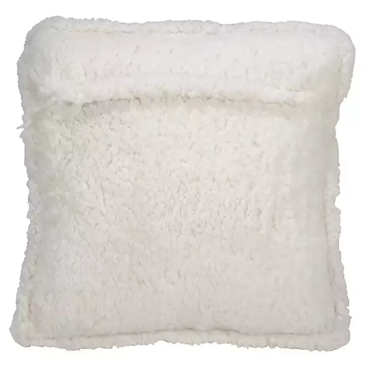 New Glittery Gold Sherpa Sequins Throw Pillow Pillows