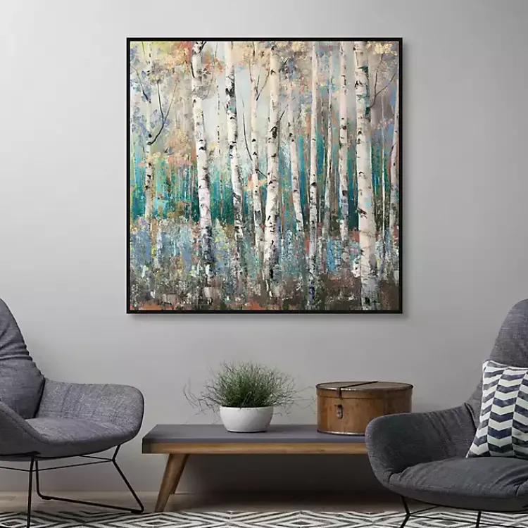 Kirklands Home Canvas Art|Glorious Forest Framed Canvas Art Print