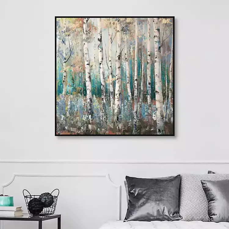 Kirklands Home Canvas Art|Glorious Forest Framed Canvas Art Print