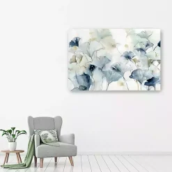 Kirklands Home Canvas Art|Glorious Ginkgo Giclee Canvas Art Print, 60x40 in. Blue