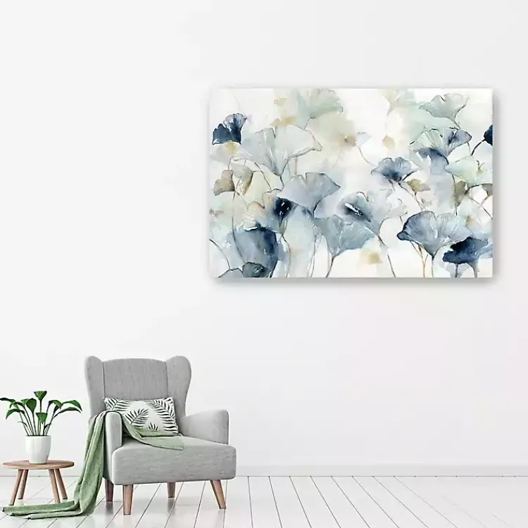 Kirklands Home Canvas Art|Glorious Ginkgo Giclee Canvas Art Print, 60x40 in. Blue