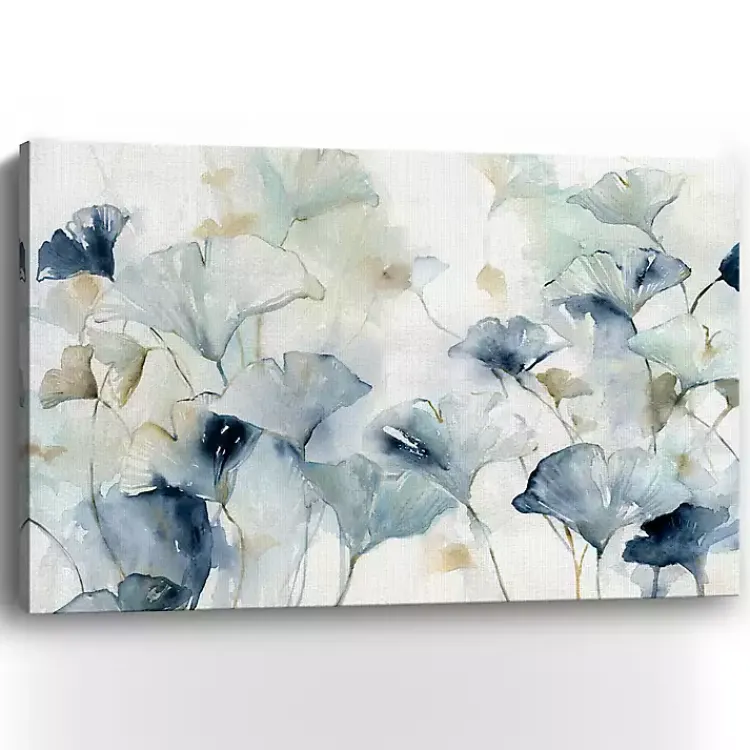 Kirklands Home Canvas Art|Glorious Ginkgo Giclee Canvas Art Print, 60x40 in. Blue