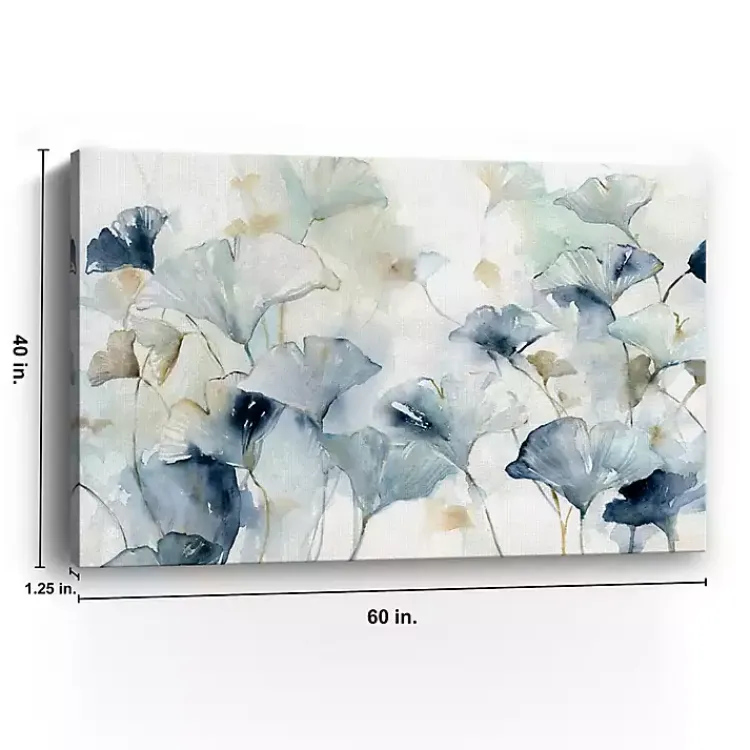 Kirklands Home Canvas Art|Glorious Ginkgo Giclee Canvas Art Print, 60x40 in. Blue