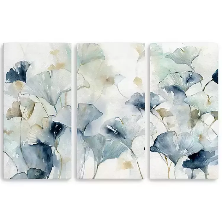 Kirklands Home Canvas Art|Glorious Ginko Canvas Art Prints, Set of 3