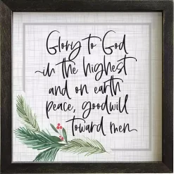 Sale Glory to God Framed Wall Plaque Christmas Art & Wall Decor