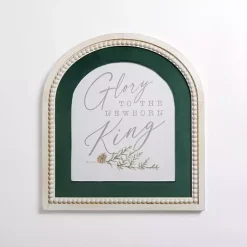 New Glory to the Newborn King Arch Framed Art Print Christmas Art & Wall Decor
