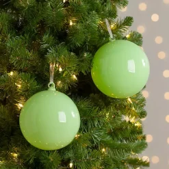 Clearance Glossy Ball 2-pc. Ornament Set, 6 in. Christmas Ornaments