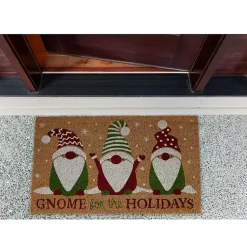 Clearance Gnome For The Holidays Christmas Doormat Outdoor Christmas Decorations