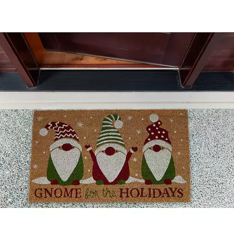 Clearance Gnome For The Holidays Christmas Doormat Outdoor Christmas Decorations