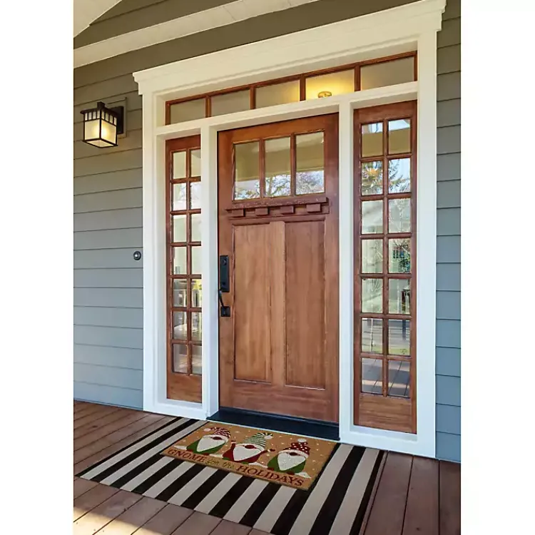 Clearance Gnome For The Holidays Christmas Doormat Outdoor Christmas Decorations