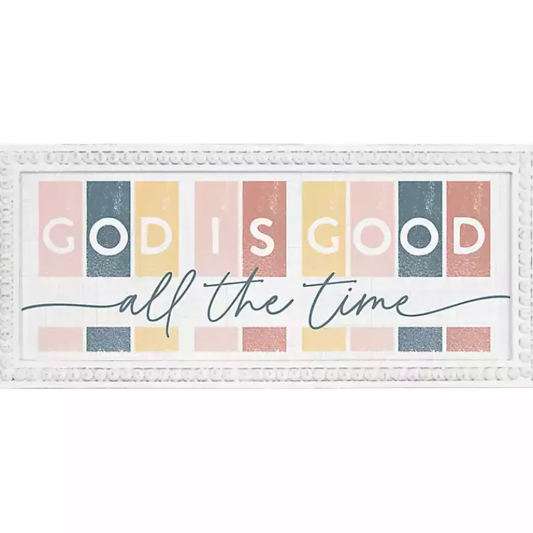 Kirklands Home Wall Quotes & Signs|God is Good All The Time Wall Plaque