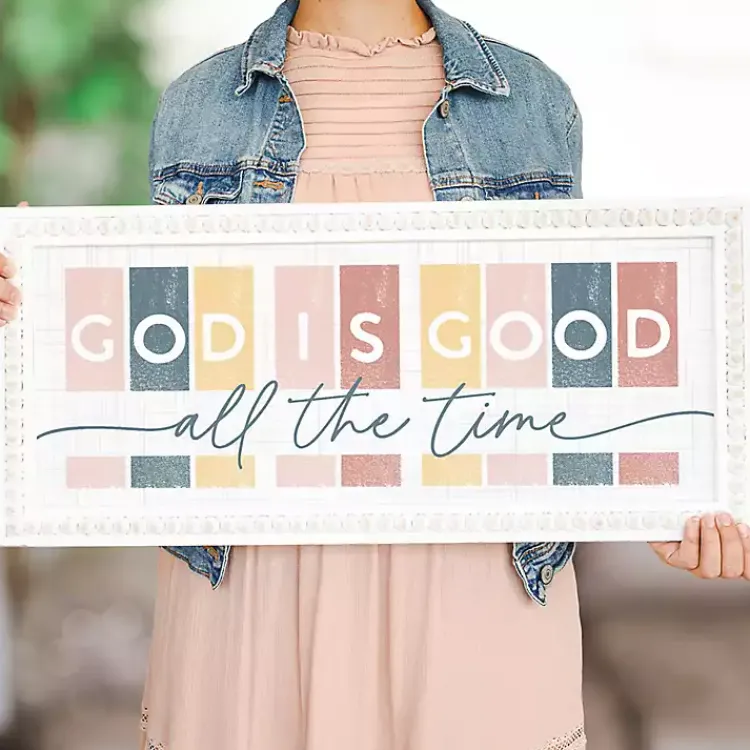 Kirklands Home Wall Quotes & Signs|God is Good All The Time Wall Plaque