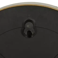 Kirklands Home Clocks|Gold and White Classic Wall Clock