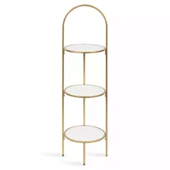 Kirklands Home Planters|Gold Arched 3-Tier Plant Stand