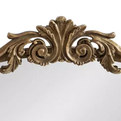 Kirklands Home Decorative Mirrors|Arendahl Arched Mirror, 24x36 in. Gold
