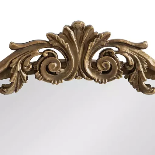 Kirklands Home Decorative Mirrors|Arendahl Arched Mirror, 24x36 in. Gold