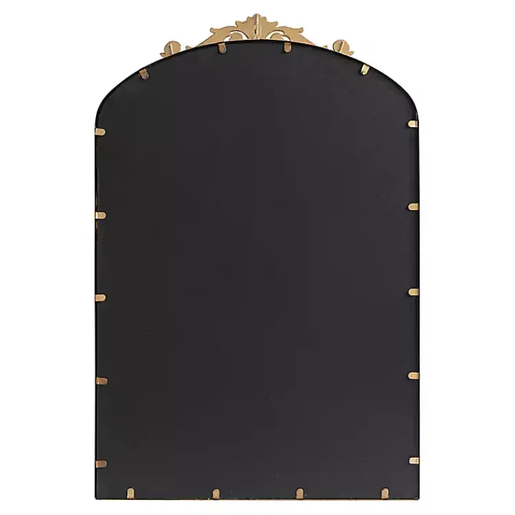 Kirklands Home Decorative Mirrors|Arendahl Arched Mirror, 24x36 in. Gold